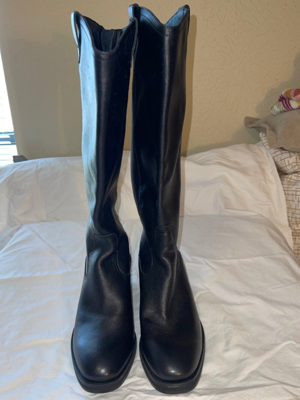 Sofft NWT Black Shelby Tall Western-Inspired Boot, Size 8.5M